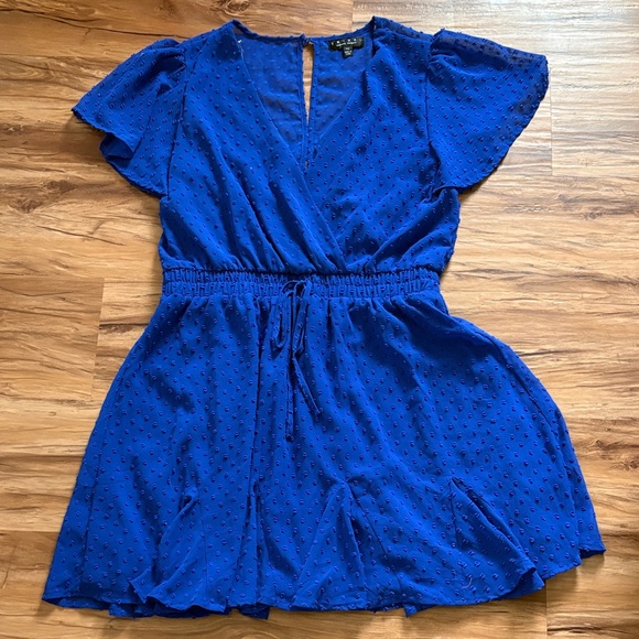 Trixxi Dresses & Skirts - Trixxi Royal Blue Textured Dress